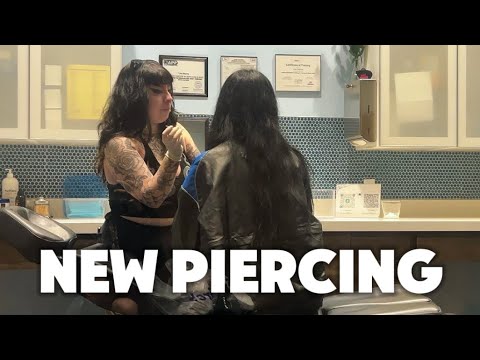 WE GOT NEW PIERCINGS!!