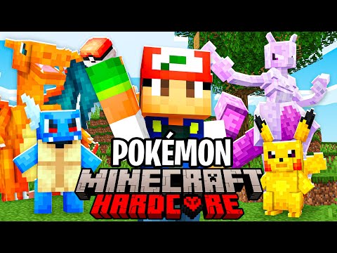 100 Players Simulate Pokémon in Minecraft...