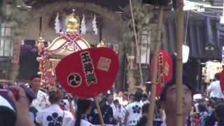 2013年　天神祭　本宮⑤　渡御出発　玉神輿