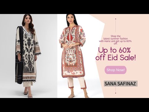 SANA SAFINAZ EID SALE UPTO 60%OFF ALL SUMMER COLLECTION 2024 with price/sana safinaz sale today