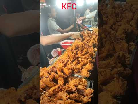 World Street Food KFC Chicken Fry #streetfood #worldstreetfoodltd #youtubeshorts #shorts