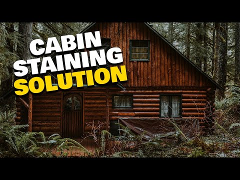 Transform Your Log Cabin: Staining with the Sashco Flex Tint System!