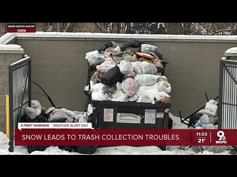 Tenant calls for solutions as snow disrupts trash pickup at CMHA properties