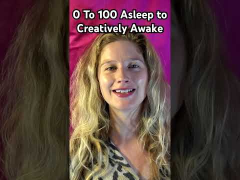 0 To 100 Asleep to Creatively Awake!Full video out now on my channel! #motivation #upbeat #positive