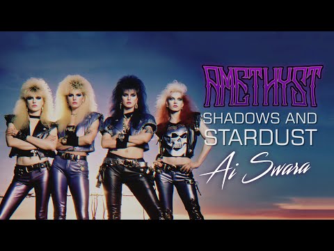 Ai Swara | Amethyst - Shadows and Stardust #glamrock #glammetal  #80s #rock #femaleband #vixen #ai