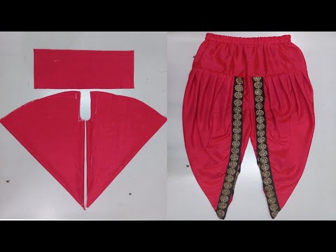 6To7 Year Baby Tulip Salwar Cutting And Stitching |How To Tulip Salwar For Babies