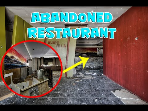 Exploring the Abandoned Sushi Villa Restaurant (Closed Mysteriously!)