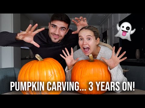 CARVE PUMPKINS WITH US 🎃👻💀| MOLLYMAE