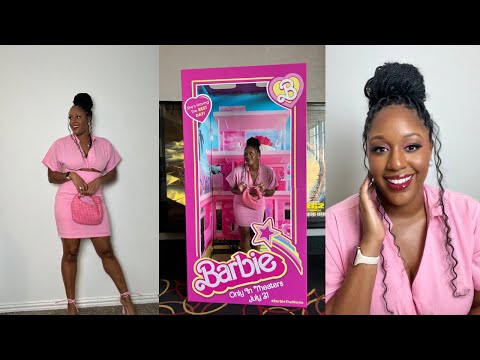 GRWM BARBIE MOVIE PREMIERE | OUTFIT+ MAKEUP #barbie #barbiegirl #grwm #summerfashion