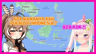 [ Hololive sub indo ] Ketika mumei menanyakan nama pulau yg ada di indonesia !!