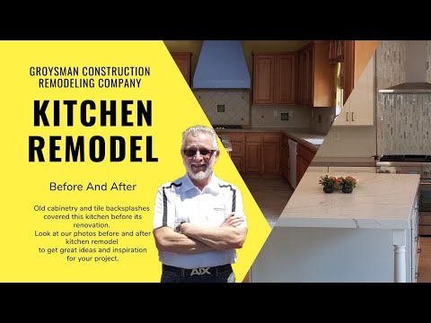 Kitchen Remodel Before And After - Groysman Construction Remodeling Company