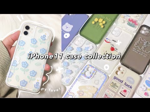 my phone case collection🌷 iphone 11 white 🤍⁎⁺˳✧༚ | 𝒂𝒆𝒔𝒕𝒉𝒆𝒕𝒊𝒄