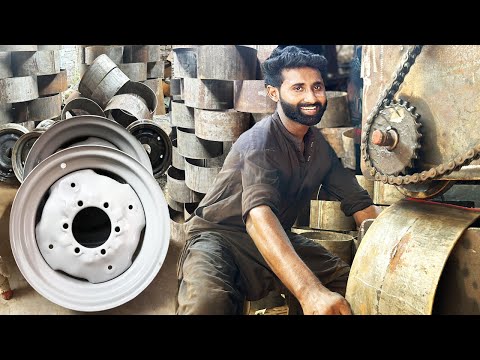 Fantastic Mass Production Large Rim Factory Process Videos | Tractor Big Rim Mass Production Factory