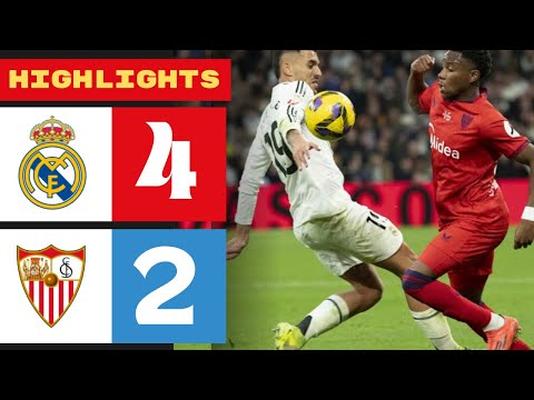 Real Madrid - Sevilla | 4:2 | Highlights | La Liga 2024-25 | real madrid sevilla