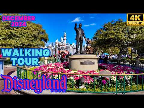 Disneyland Holiday Walkthrough December 2024 [ 4K POV]