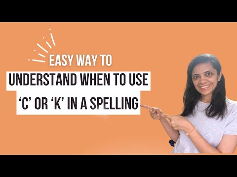 C & K Rules in Phonics | When to use C & K in spelling #phonics #phonicsteaching #preschoollearning