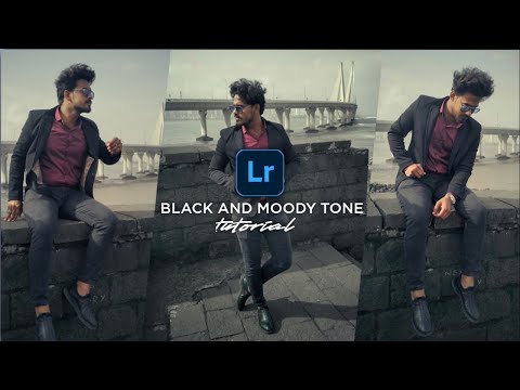 Lightroom mobile BLACK And MOODY tone😍 full tutorial🔥- G monster edits