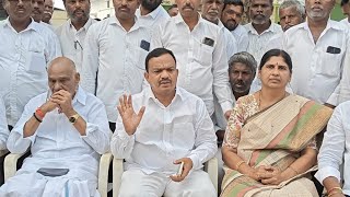 Medak District Congress Party President Anjaneyulu Goud, former Narsapur MLA Madan Reddy...