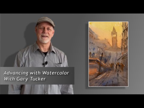 Advancing with Watercolor: Creating Mood with Color "The Bell Tower at Dawn"