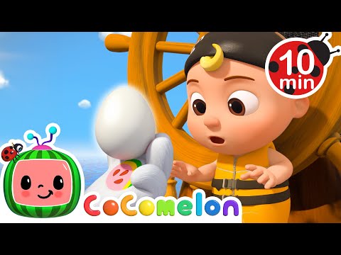 Humpty Dumpty On The Pirate Ship 🏴‍☠️ | CoComelon Animal Time | Moonbug Kids - Farm Animals