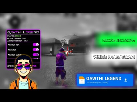 Free Fire Injector GAWTHI LEGEND | Injector HACK - Auto Headshot ✅ HOLOGRAM 🔥 100% Antiban |