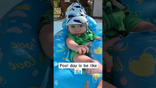 summer pool day with a baby😍 #poolday #summervibes #babyboyplaying #Canada #캐나다일상 #familyfun #family