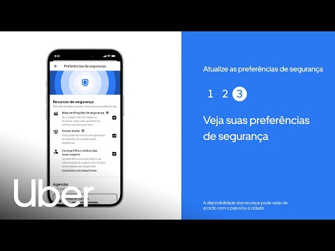 Como definir suas preferências de segurança | Uber