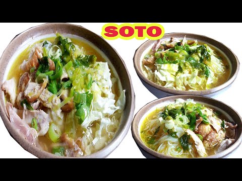 RESEP SOTO AYAM BENING BUMBU INSTAN | SOTO AYAM