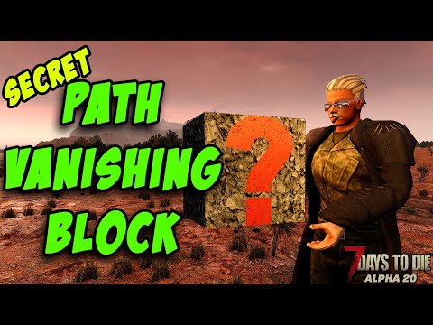 How to make paths invisible to zombies! (7 Days to Die: Alpha 20)