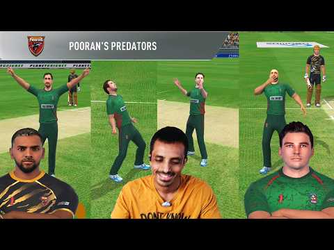 Expert Bowler's Domination : Level 3 Pooran Predators Conqueror Trophy Real Cricket Swipe Tournament