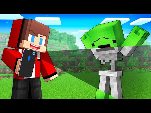 JJ Use X-RAY To Troll Mikey in Minecraft (Maizen)