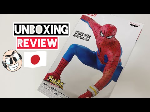 🇯🇵 spider-man [ supaidaman ] unboxing / review ( heroes brave statue figure )