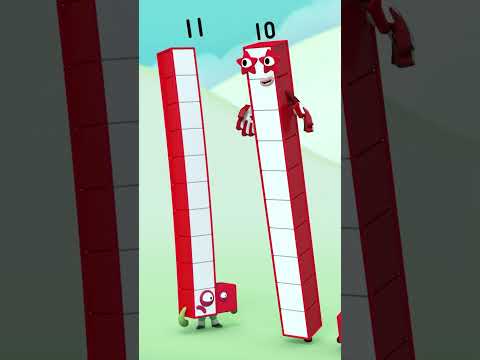 ⚽ Ten and One Play Football! 🔴 | Learn to Count | @Numberblocks #shorts