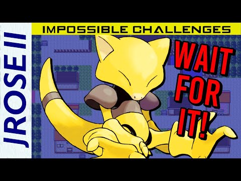 Can you beat Pokemon Crystal with Just an Abra?