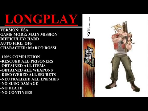 Metal Slug 7 [USA] (Nintendo DS) - (Longplay - Marco | Hard Difficulty | 100% Completion)