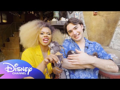 Dara Reneé & Joshua Colley Celebrate Skeleton Crew! | Descendants: The Rise of Red | @disneychannel