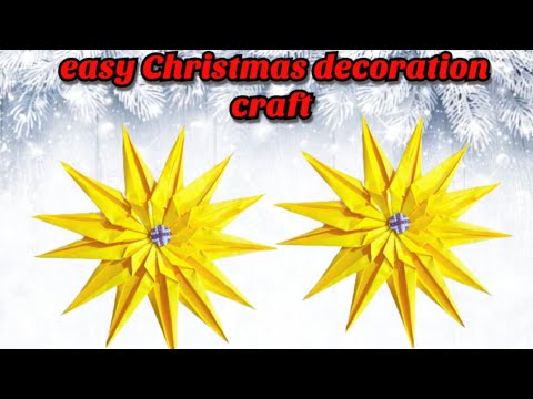 Christmas decoration craft ideas, Christmas craft idea for school, Christmas craft with paper,