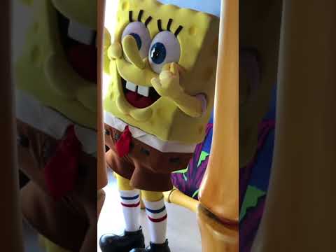 SPONGE BOB SQUARE PANTS STORE UNIVERSAL ORLANDO #shorts  #spongebobstuff #universalstudiosorlando