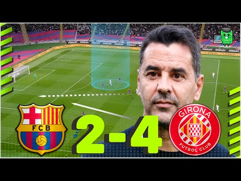 TACTICS: FC BARCELONA 2-4 GIRONA | MICHEL VS XAVI