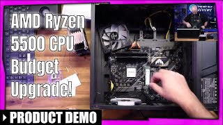 AMD Ryzen 5500 is a great $87 budget PC upgrade w/ 6 cores and 12 threads!