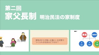 家父長制 明治民法の家制度【入籍・嫁は間違い？】