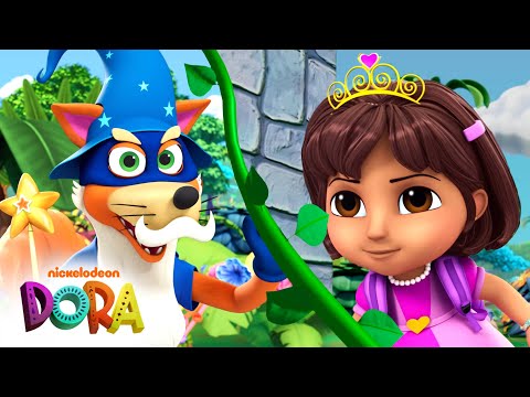 Dora Saves Fairytale Land! #7 🧙 Swiper Uses Magic Against the Fairy Godmother! | Dora & Friends