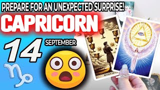 Capricorn ♑️ 😲PREPARE FOR AN UNEXPECTED SURPRISE❗🎁 horoscope for today SEPTEMBER 14 2024 ♑️ tarot