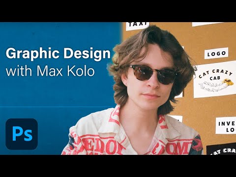 Graphic Design with Max Kolo: 6-Year-Old's Ideas Come to Life with Photoshop | Adobe Photoshop