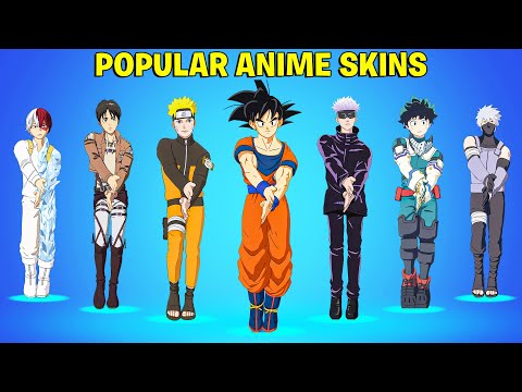 Fortnite Dance Battle: POPULAR ANIME SKINS