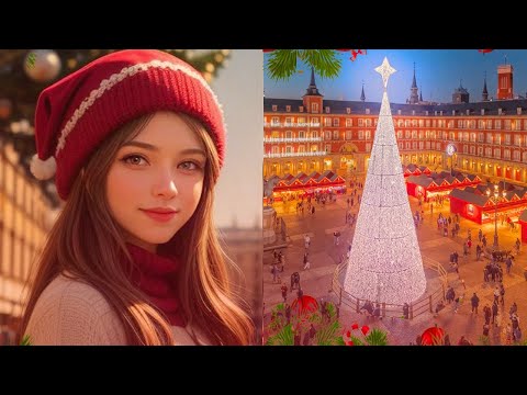 Best CHRISTMAS Market in Spain —  MADRID España【4K】🎅 🇪🇸