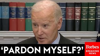 BREAKING NEWS: Biden Asked Point Blank If He Will Pardon Himself