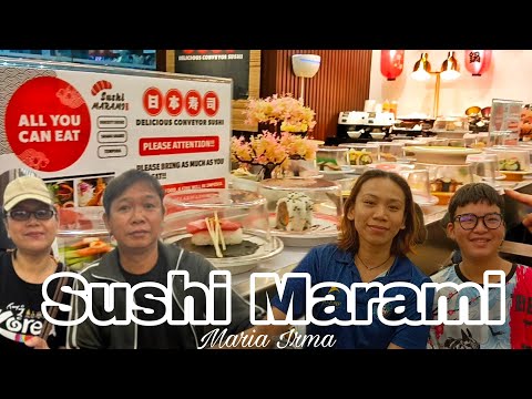 SUSHI MARAMI 🍣🍤 || BUFFET UNLIMITED || EAT ALL YOU CAN || SUSHI || FAMILY BONDING @MariaIrma