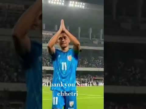 Thank you Sunil chhetri ⚽❤️.         - #footballshorts #sunilchhetri #sports #footballove