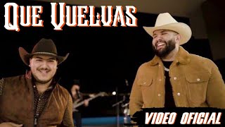 Carin Leon x Grupo Frontera - QUE VUELVAS (Video Oficial)